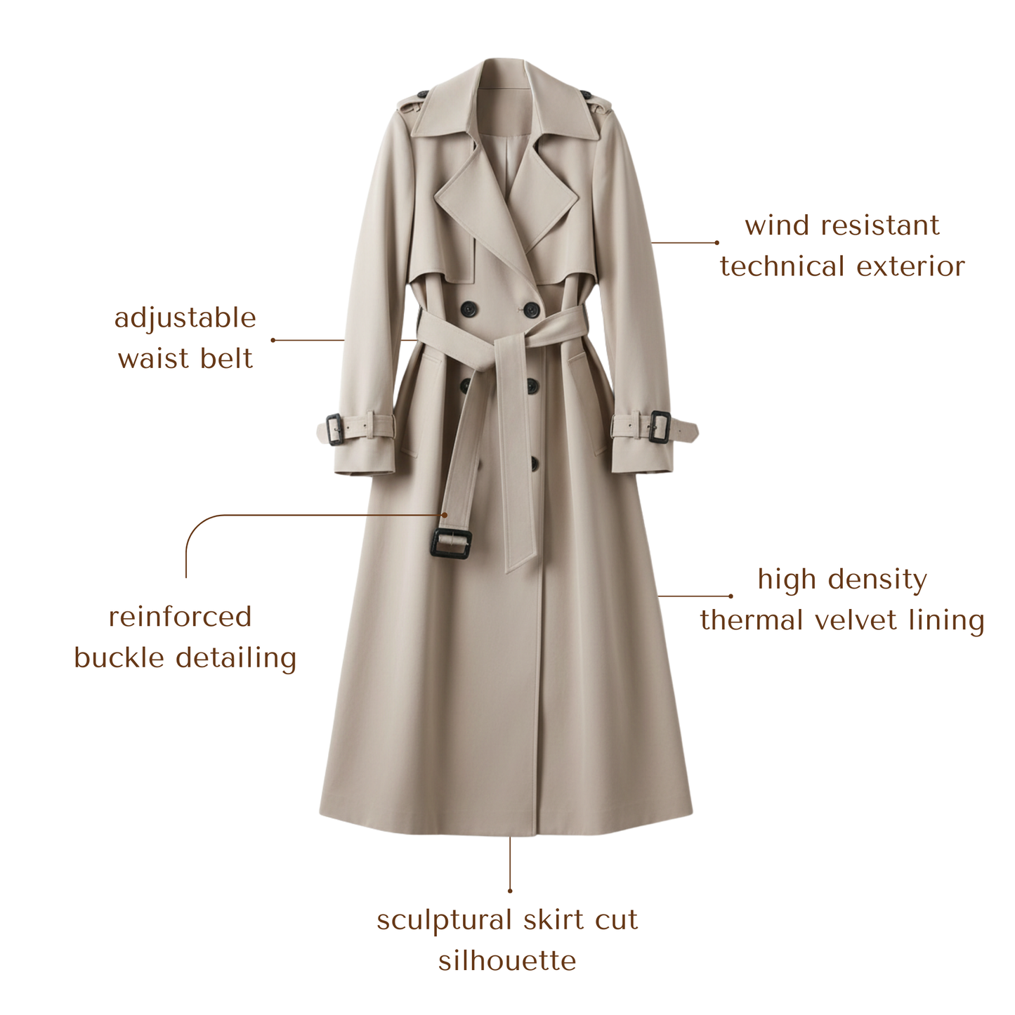 Belted Trench Coat