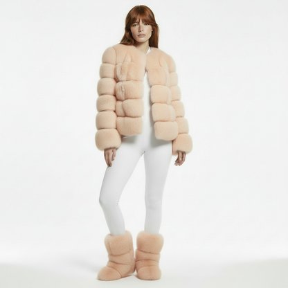 Faux Fur Mink coat