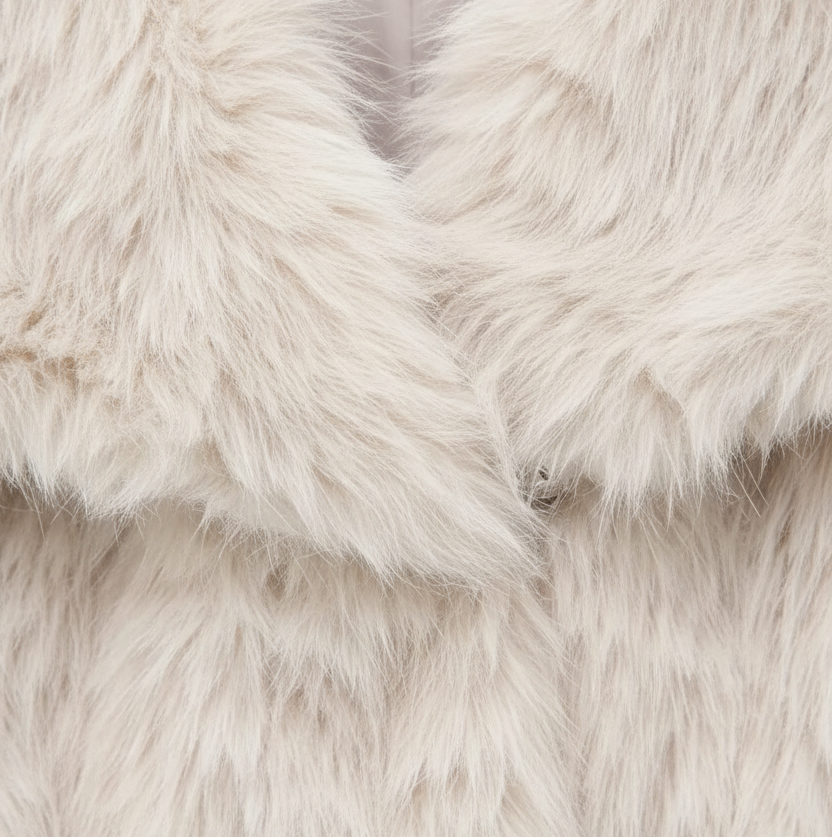 Cloud Lapel Plush Coat