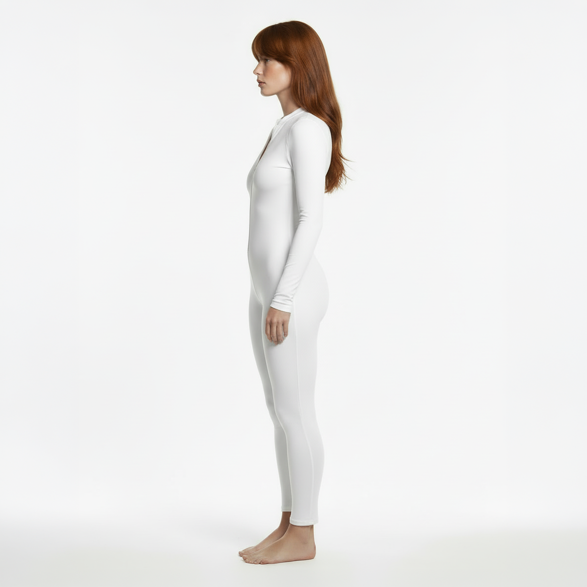 Thermal Mock Neck Jumpsuit